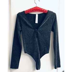 Forever 21 Metallic Bodysuit sz M/L